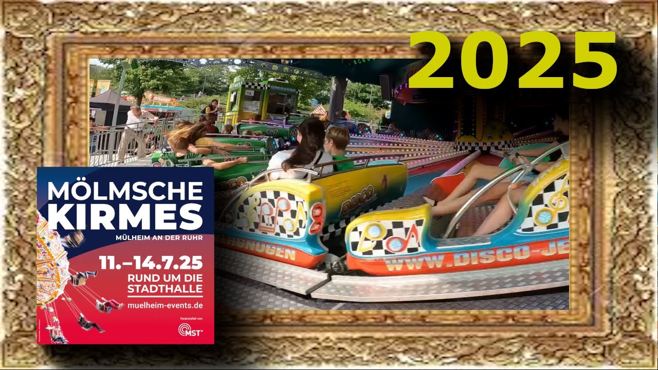 Disco Jet Offride: Musik-Express & Lichtshow | Mülheim Kirmes 2025