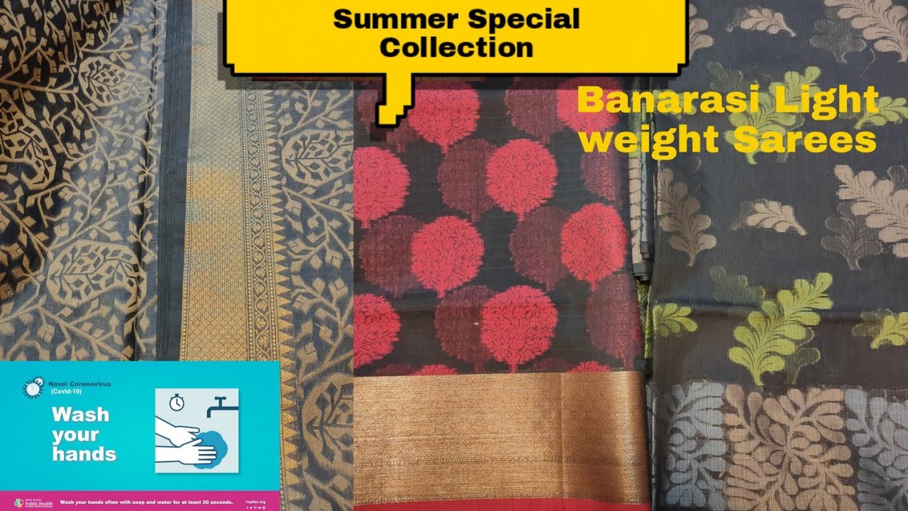 Summer Special Collection || Banarasi Chanderi Sarees, Cotton Sarees, Direct Factory