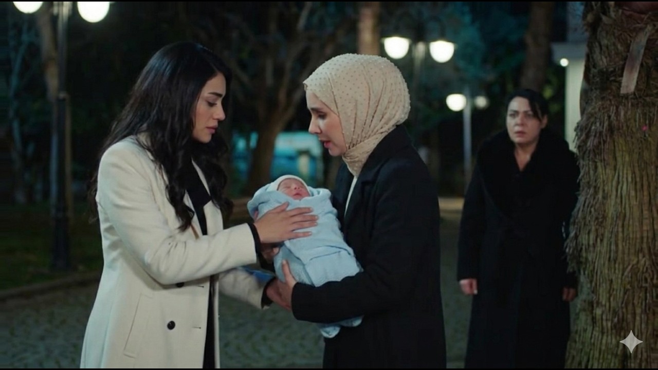GELİN 373 - Hançer foi flagrado por Mukadder enquanto entregava o bebê para Sinem.
