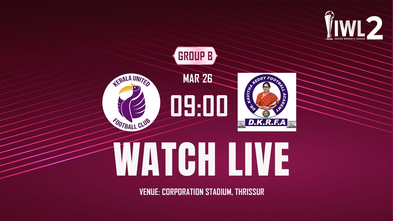 Kerala United FC vs DKR Football Academy | 2025-26 IWL 2 | Group B | LIVE