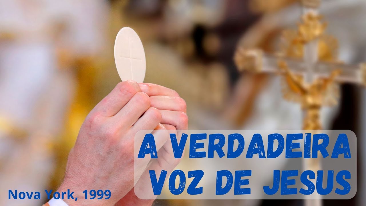A VERDADEIRA VOZ DE JESUS DURANTE UMA MISSA ( PADRE INCORPORA)  INCRÍVEL!!!!