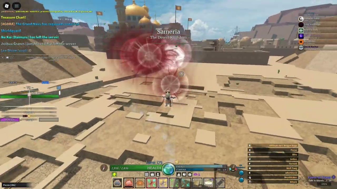 PvP practicing with people - Arcane Odyssey