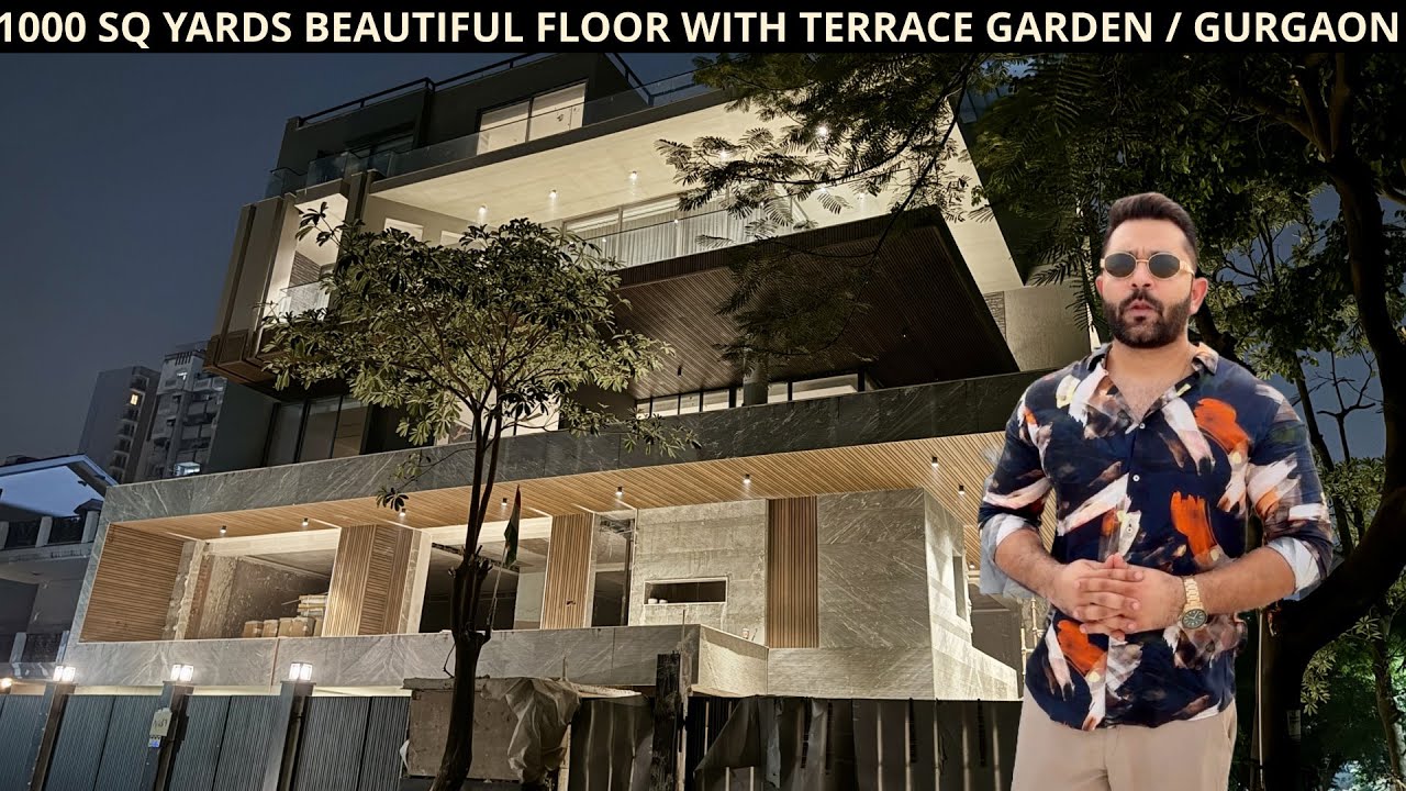 Top Floor with Terrace Garden in 1000 sq yards | Sushant Lok 1 Gurgaon | 5BHK