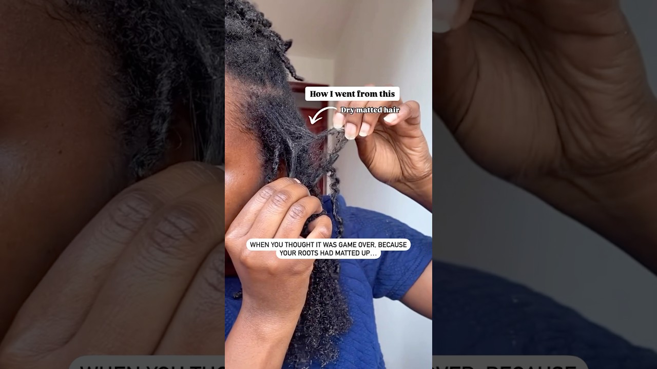 Struggling with matted hair? Try our slippery Pre-shampoo Detangler 🌿