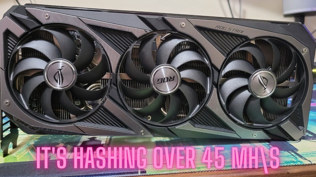 How to get your RTX 3060 to mine Ethereum over 45 MH\s