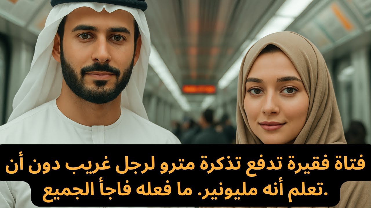 فتاة فقيرة تدفع تذكرة مترو لرجل غريب دون أن تعلم أنه مليونير. ما فعله فاجأ الجميع.