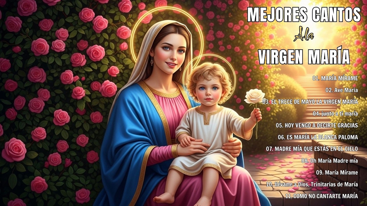 Los 10 Mejores Cantos A La Virgen Maria | La Canción Católica Mas Hermosa Del Mundo