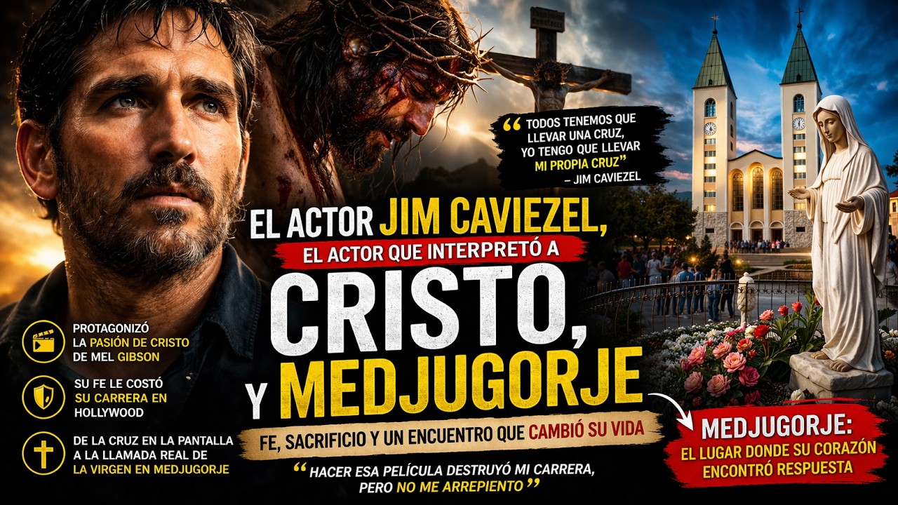 🔴El actor JIM CAVIEZEL y MEDJUGORJE