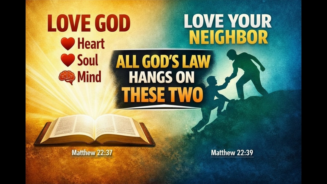 ALL GODS LAW HANG ON THESE TWO