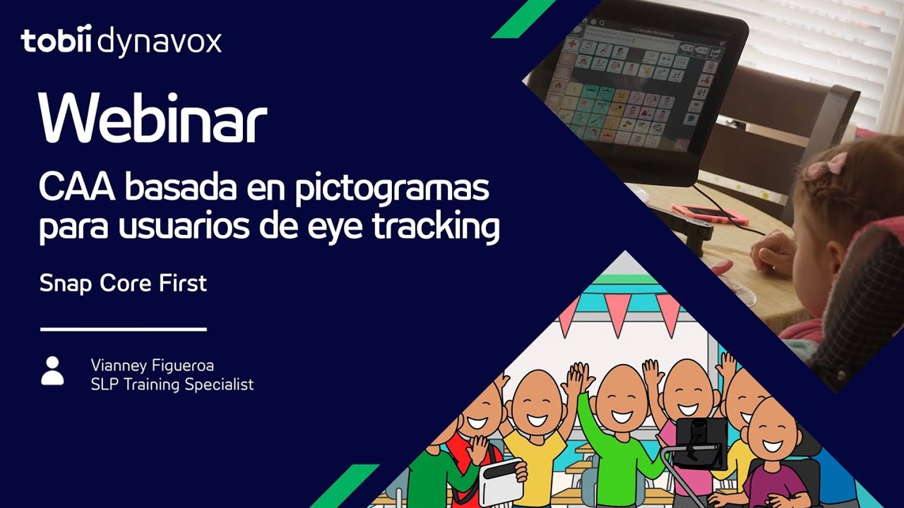 CAA basada en pictogramas: TD Snap y seguimiento ocular