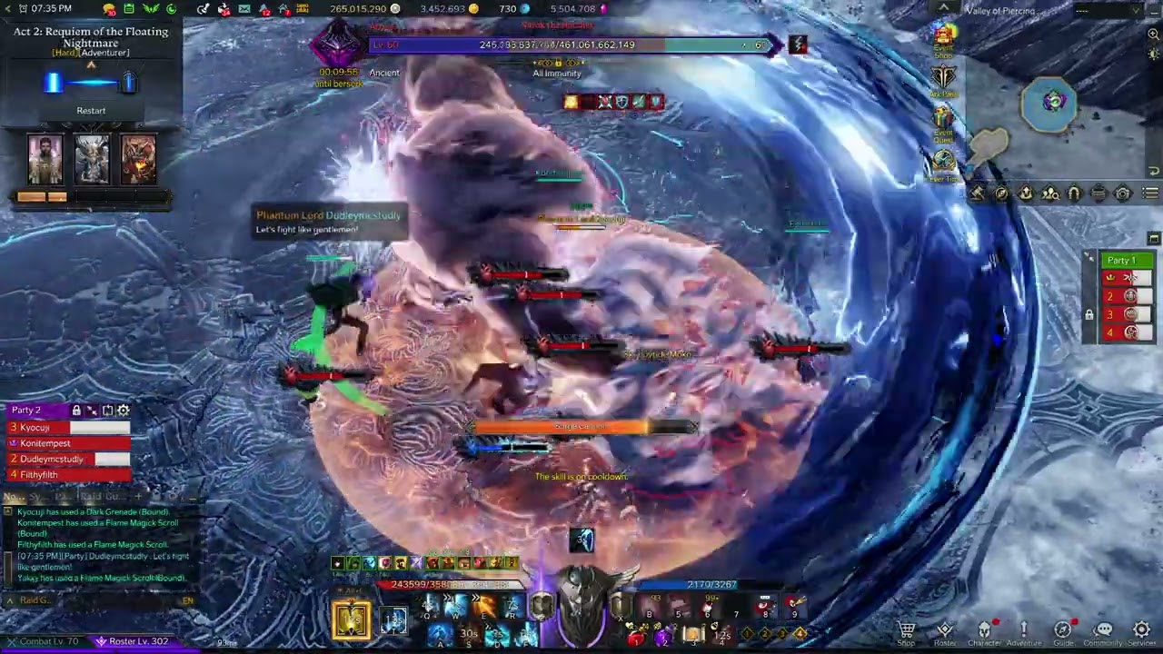 [Lost Ark] Blue Gunlancer (1700) - Brelshaza G1 HM Kazeros Raid (Apr 9, '25)