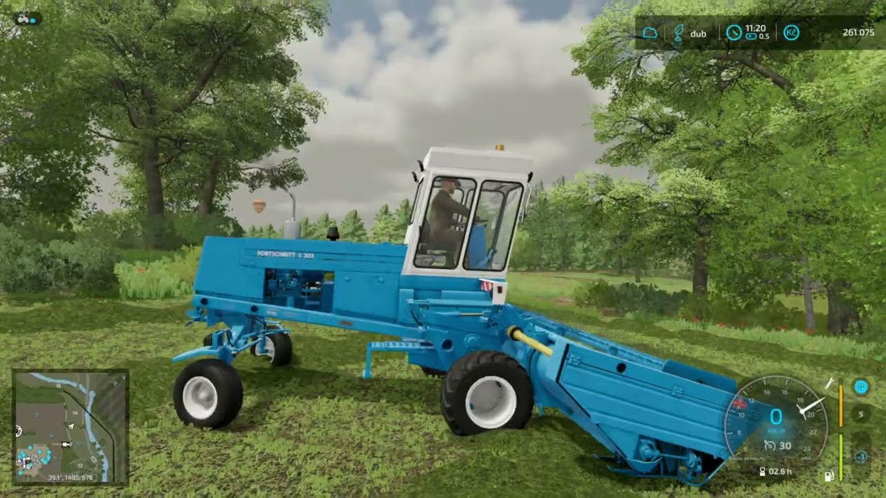 Farming simulator 22 staré stroje #60 seno část 1