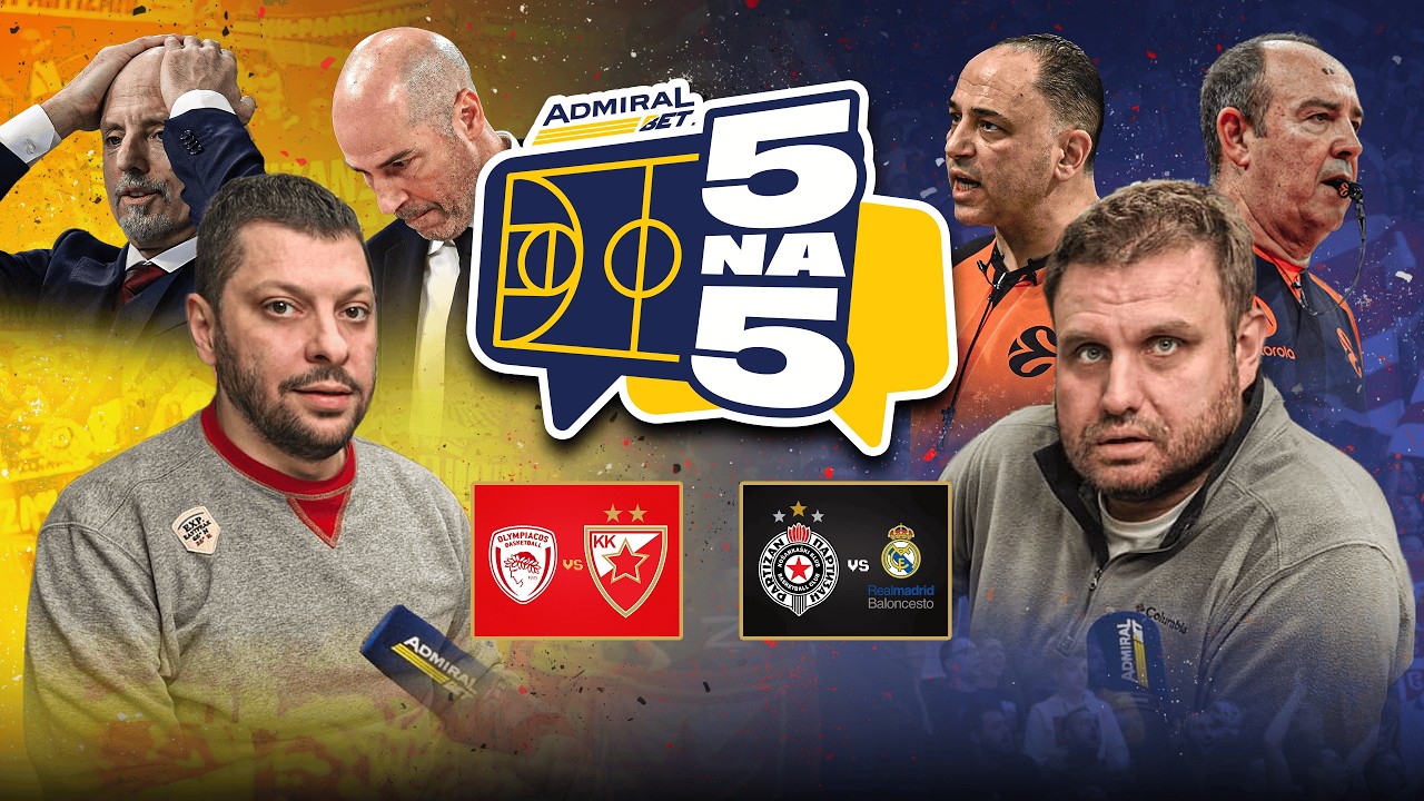 AdmiralBet 5na5, S01E16: Ne može se u Pireju 5 protiv 8, a ne može se ni protiv Reala sa tri penala!