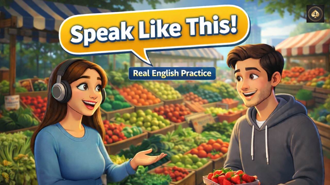 English Conversation at a Farmer’s Market | Real Life Speaking Practice