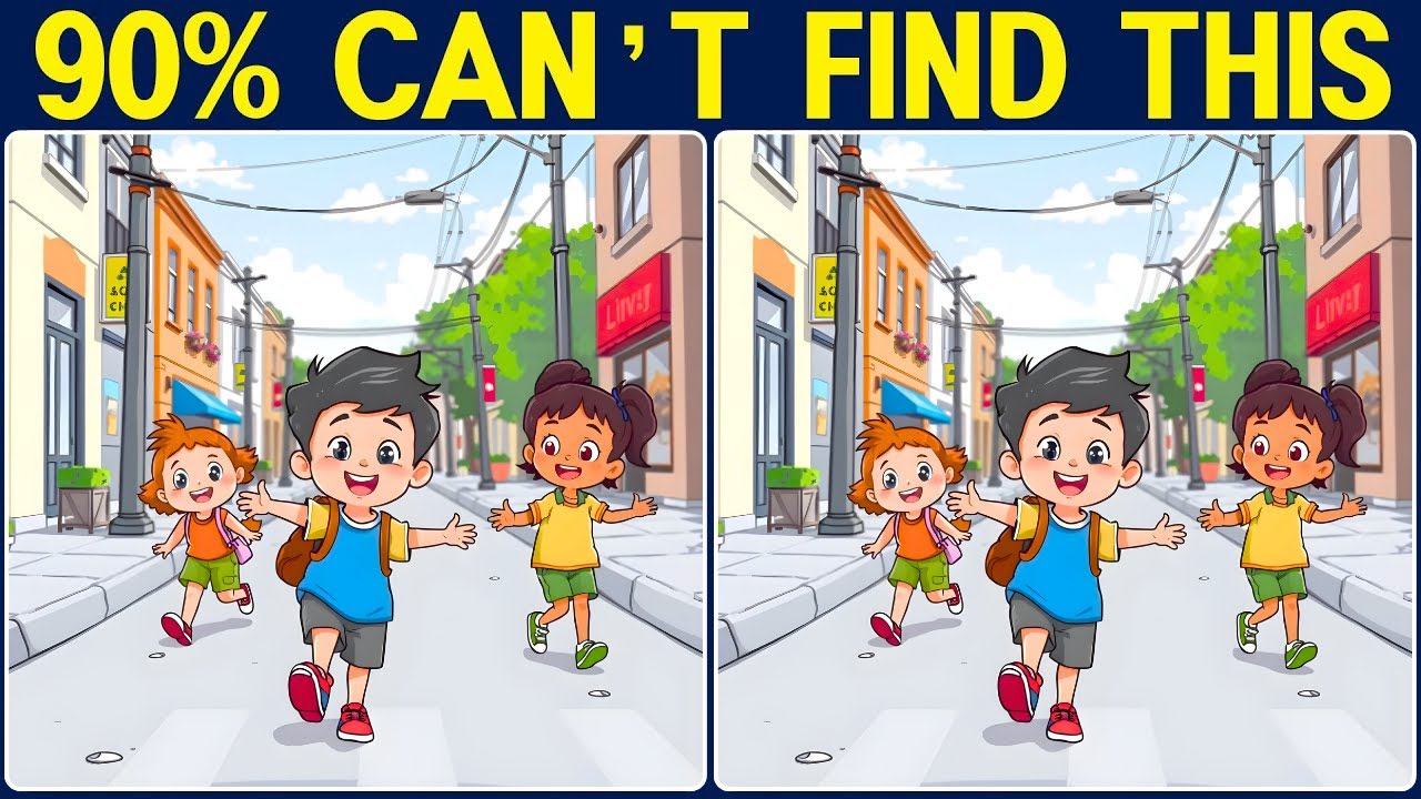 [Spot the Difference Brain Training] Can you spot what so many people are missing?