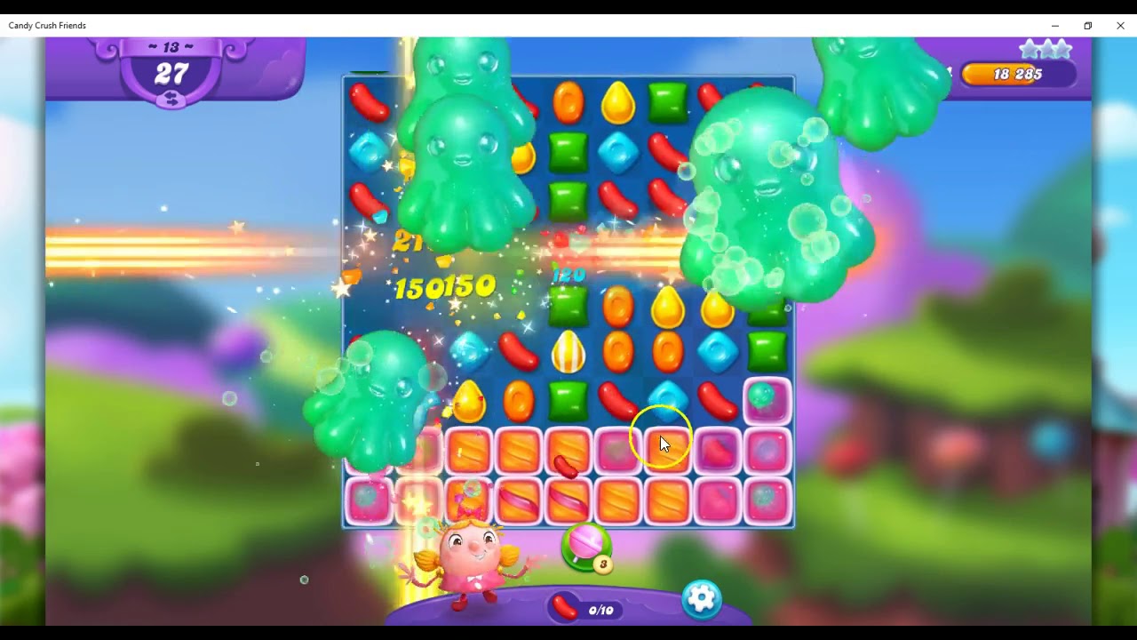 FRIENDS Level 13 Audio Talkthrough, Candy Crush Friends Saga, 27 Moves 0 Boosters