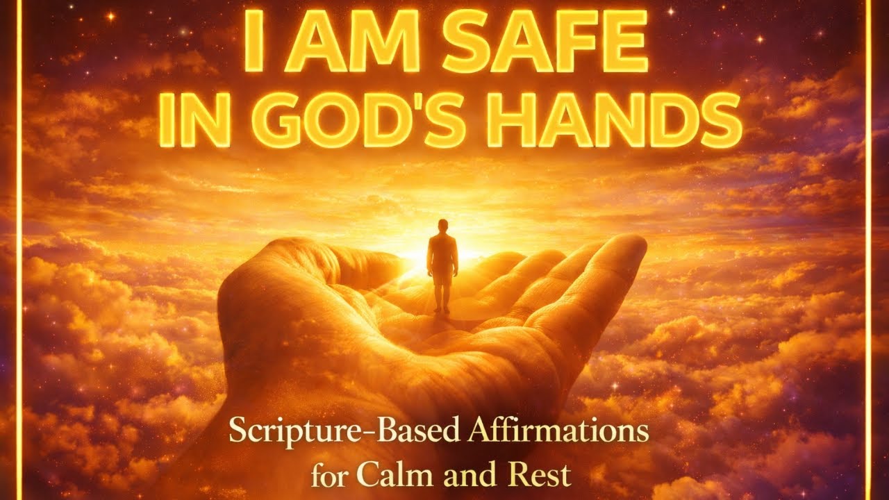 I Am Safe in God’s Hands | Scripture-Based Affirmations for Peace & Rest