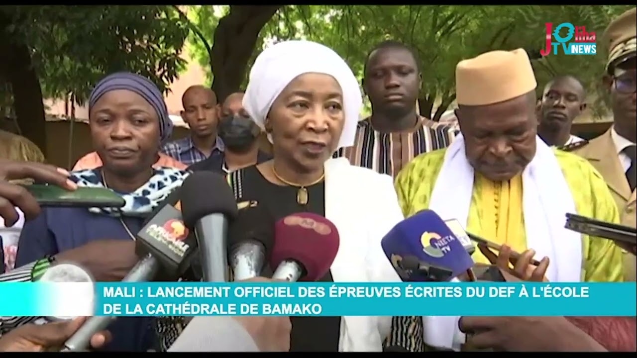 Mali : Lancement officiel des épreuves écrites du DEF à l'école de la Cathédrale de Bamako