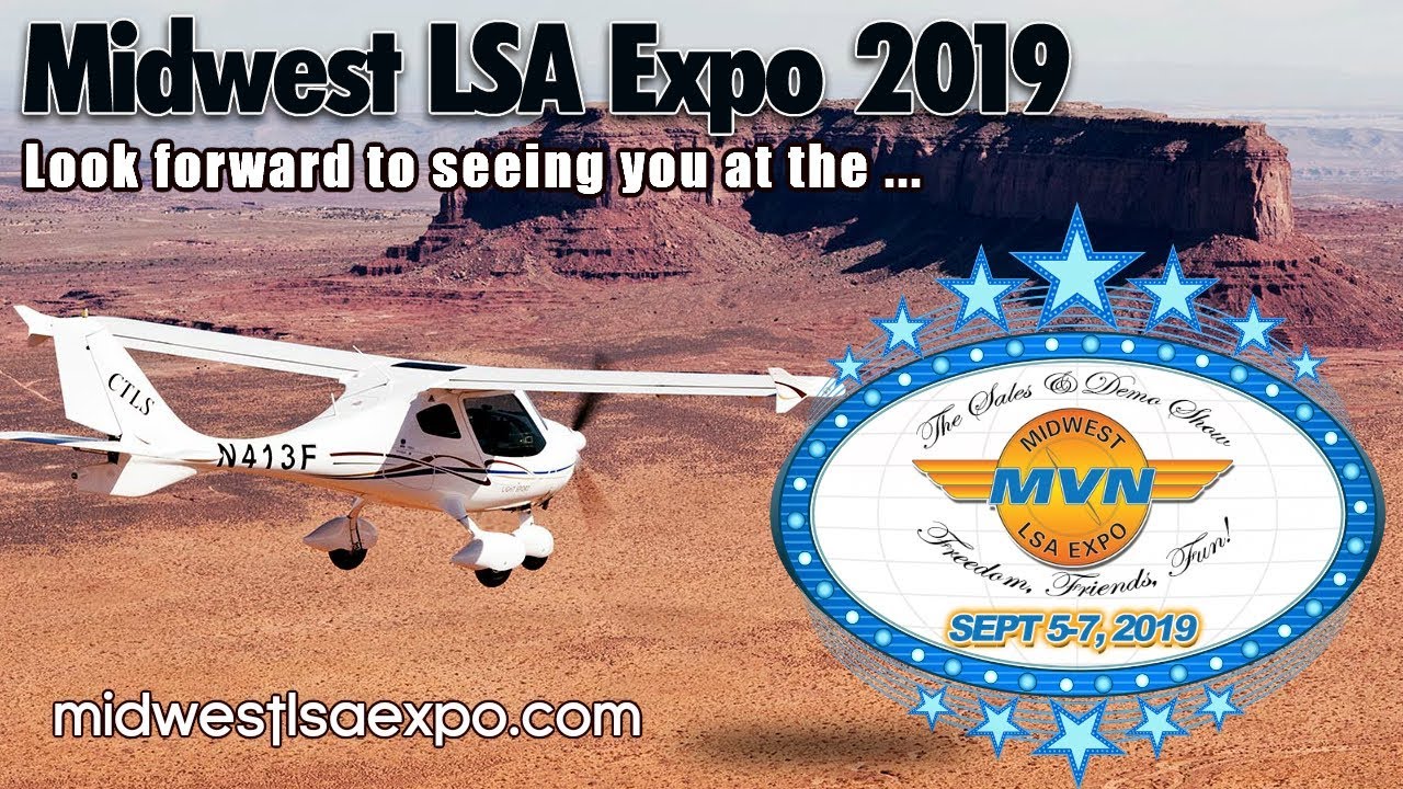 CTLSi, обзор лёгкого спортивного самолёта Flight Design CTLSi, выставка Midwest LSA Expo
