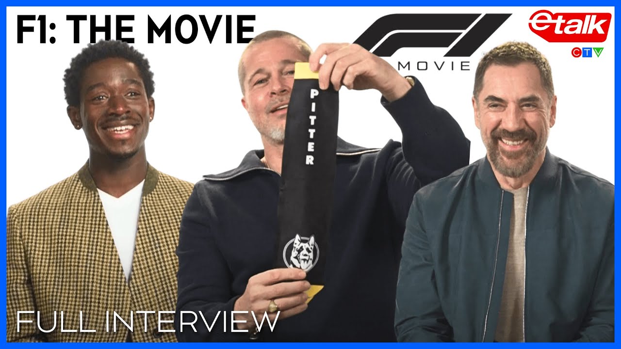 Brad Pitt HATES running but LOVES Shoresy | F1 Movie Interview | Javier Bardem, Damson Idris & more