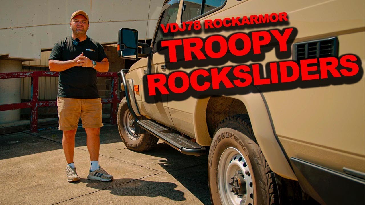 78 Series Troopy Rocksliders - Rockarmor 4x4