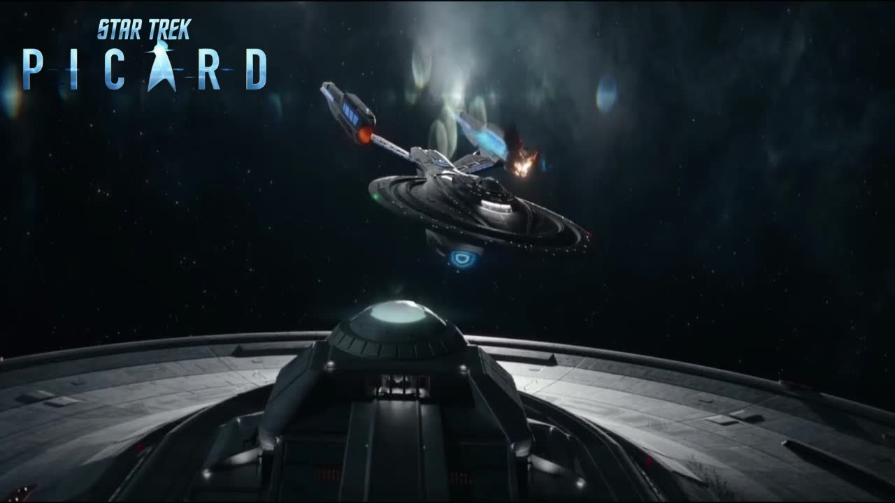 The USS Interpid Fires On The USS Titan - Star Trek Picard Season 3 Episode 5