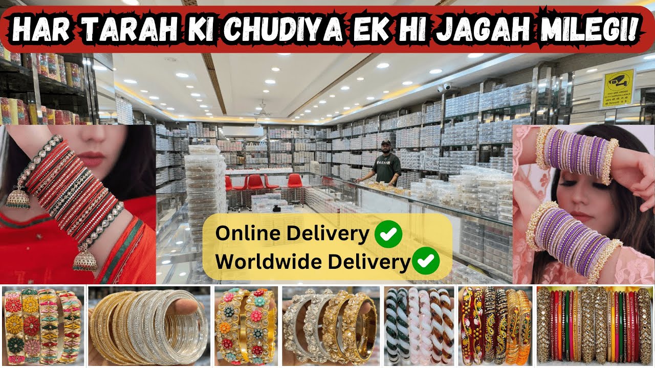 All Type of Bangles Available in One Shop | Rajwadi, Punjabi, Boss, Brass, Glass & Metal Bangles