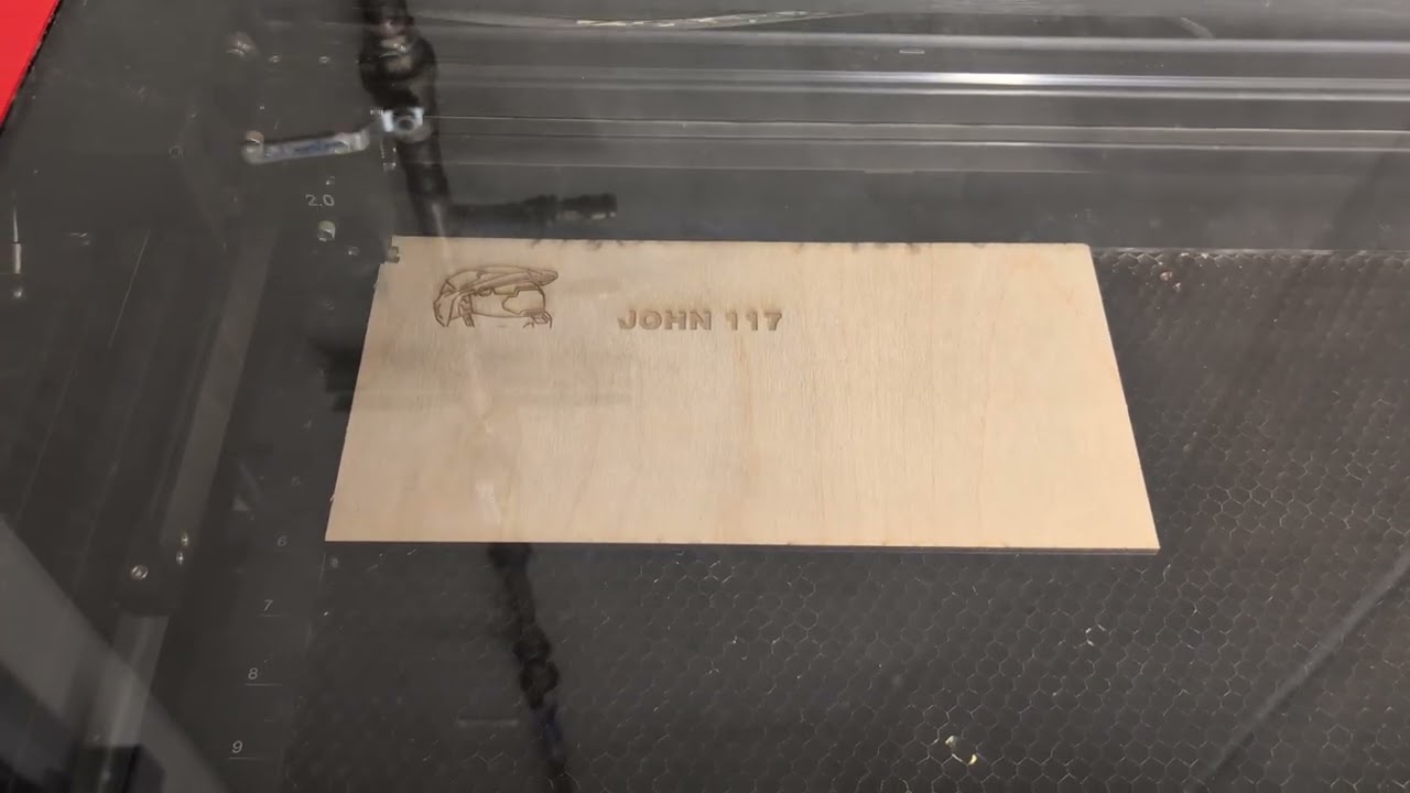 Laser Engraving a Awesome Halo Idea. 