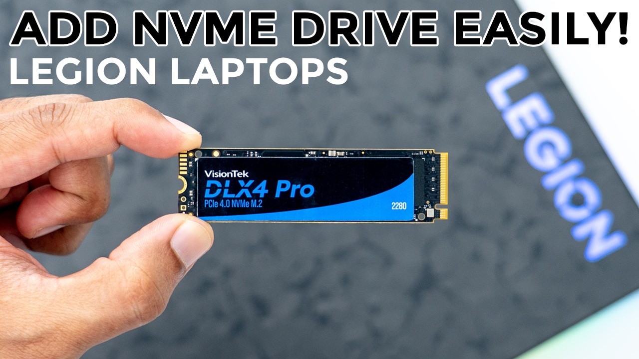 ДОБАВЬТЕ накопитель NVMe к ноутбуку Lenovo Legion 9i легко!