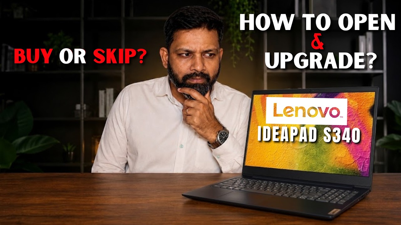 Lenovo Ideapad S340 : How to disassemble upgrade ram m.2 nvme ssd hdd battery easy diy