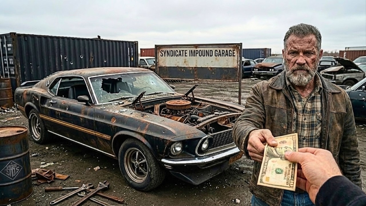 Restoring Completely DESTROYED John Wick's Mustang $200 Syndicate Garage Find | FULL ASMR