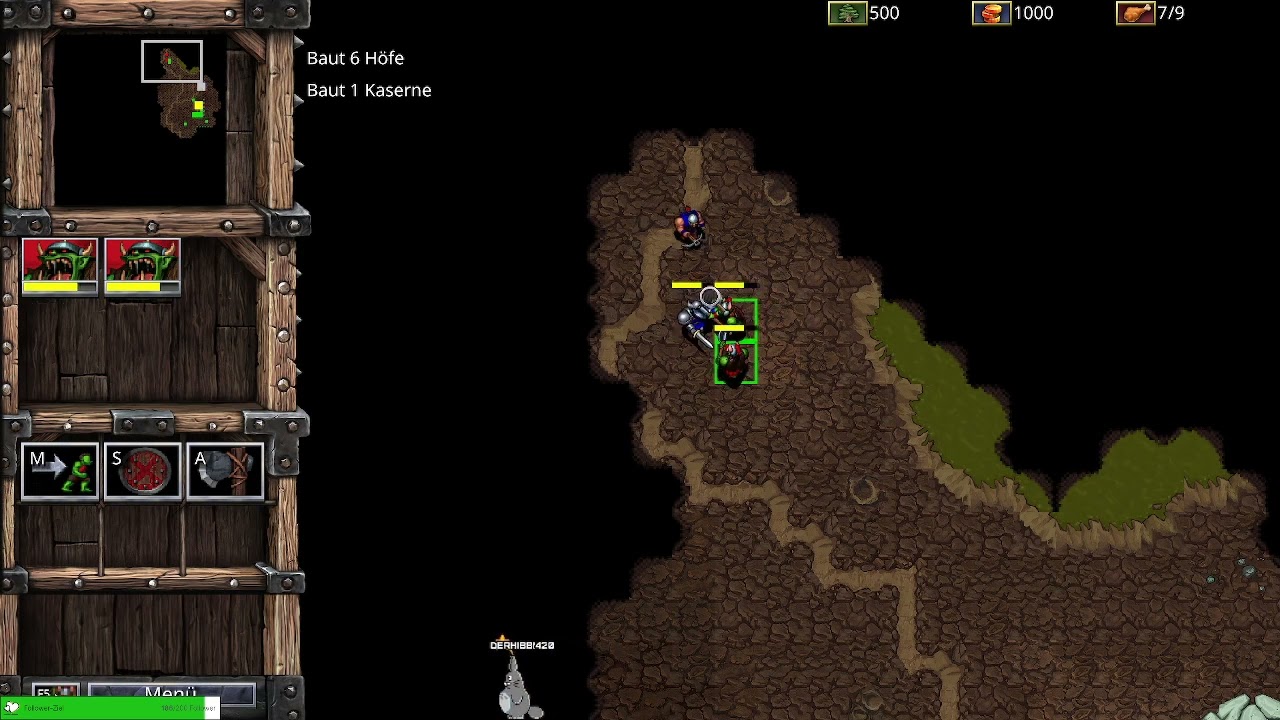 Das erste mal in meinem Leben Warcraft 1 :-)
