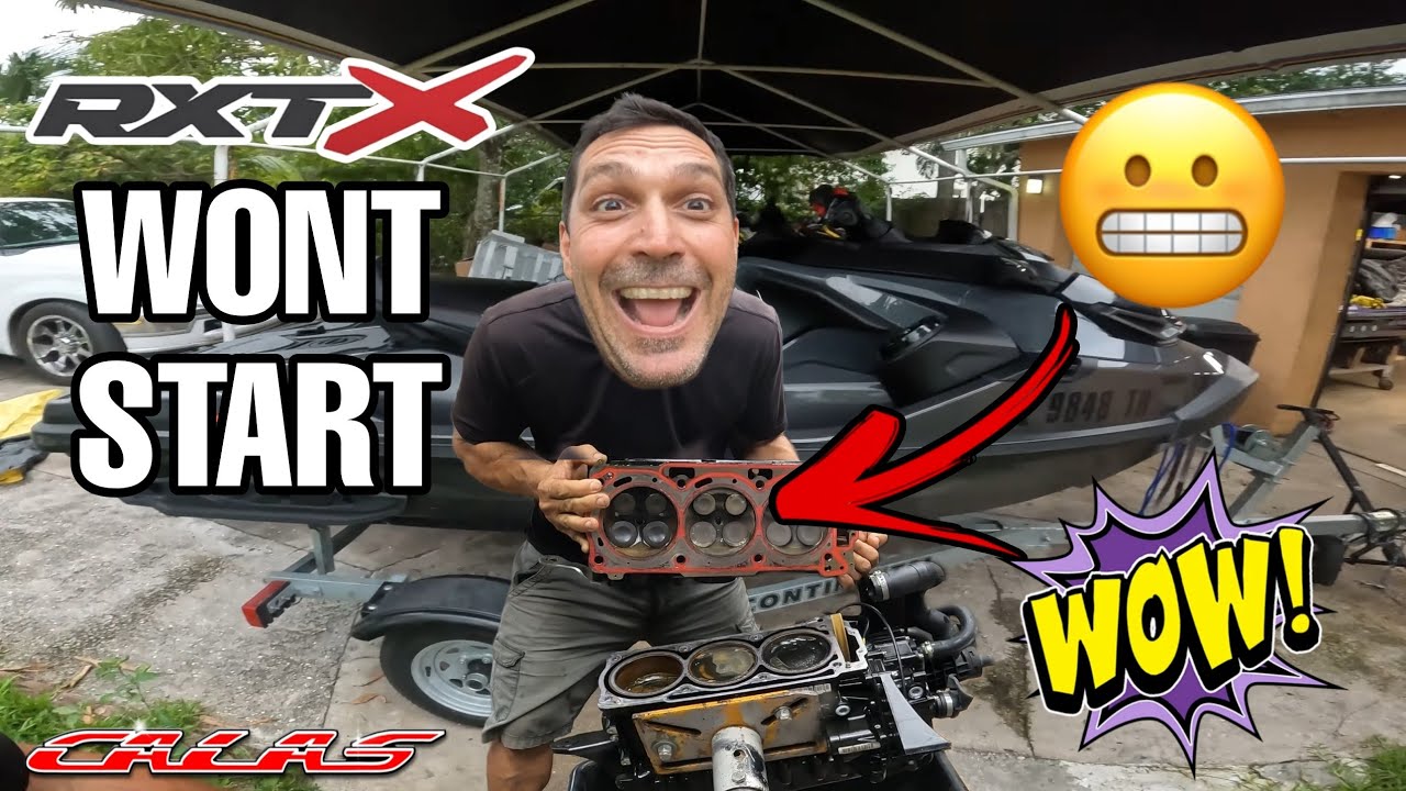 2021 SeaDoo RXTX: стартер не заводится, двигатель заблокирован + диагностика двигателя + советы п...