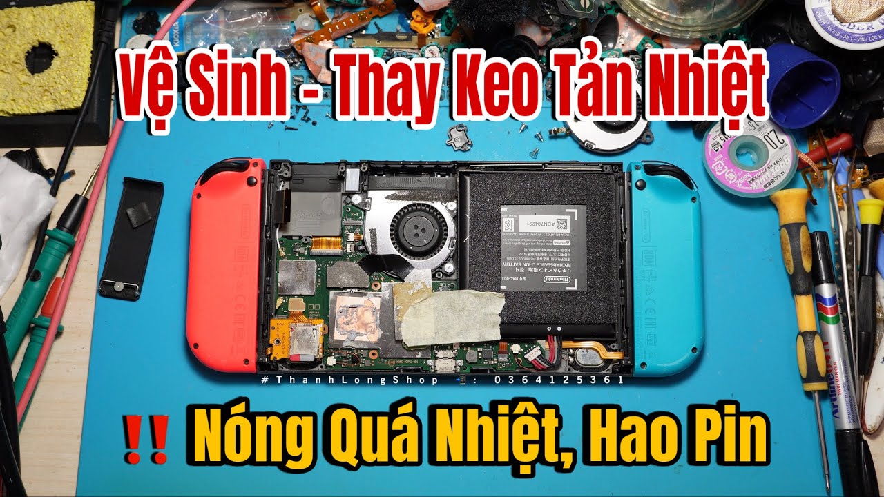 Chơi Nintendo Switch Lâu, Lưu Ý Điều Này - Để Tránh Hư Máy Vĩnh Viễn @Thanh Long Shop (Sửa Nintendo Switch, PS5)