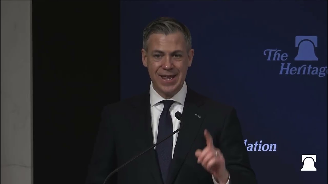 Sen. Banks Keynote Address at Heritage Index for Military Strength