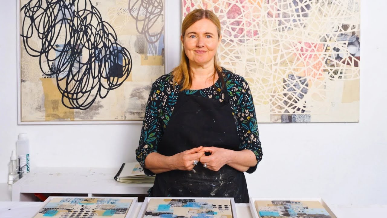The Art of ABSTRACT COLLAGE with Cordula Kagemann: Showreel