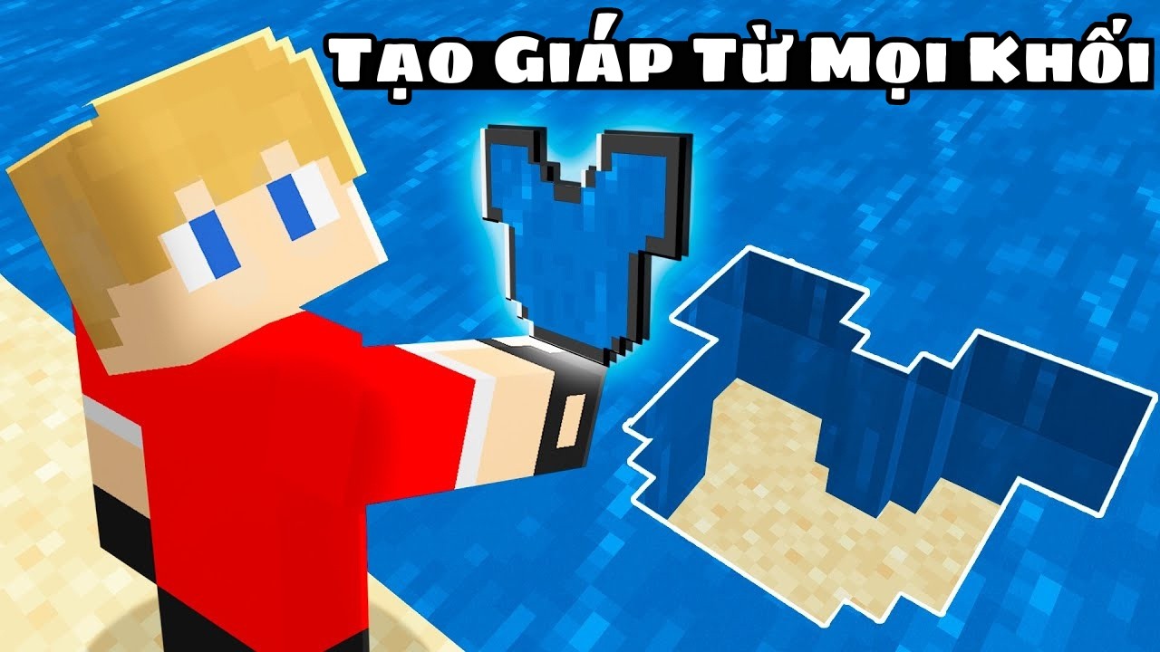 Tôi Có Thể Chế Tạo Giáp Từ Mọi Loại Khối Trong Minecraft!