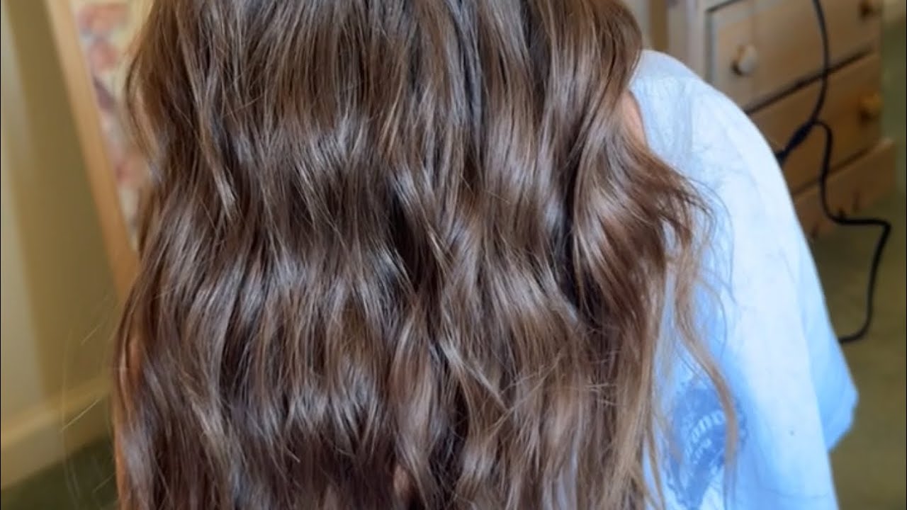 Урок по завивке пляжных волн