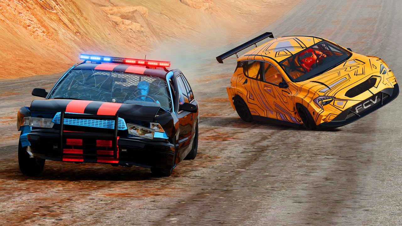 Desert Highway Destruction: Pure Road Rage Chaos (BeamNG.drive)