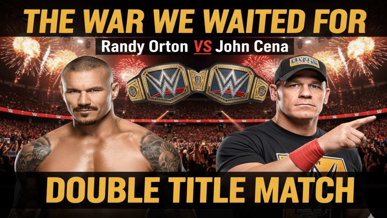 John Cena and Randy Orton DESTROY Each Other For Two Titles!