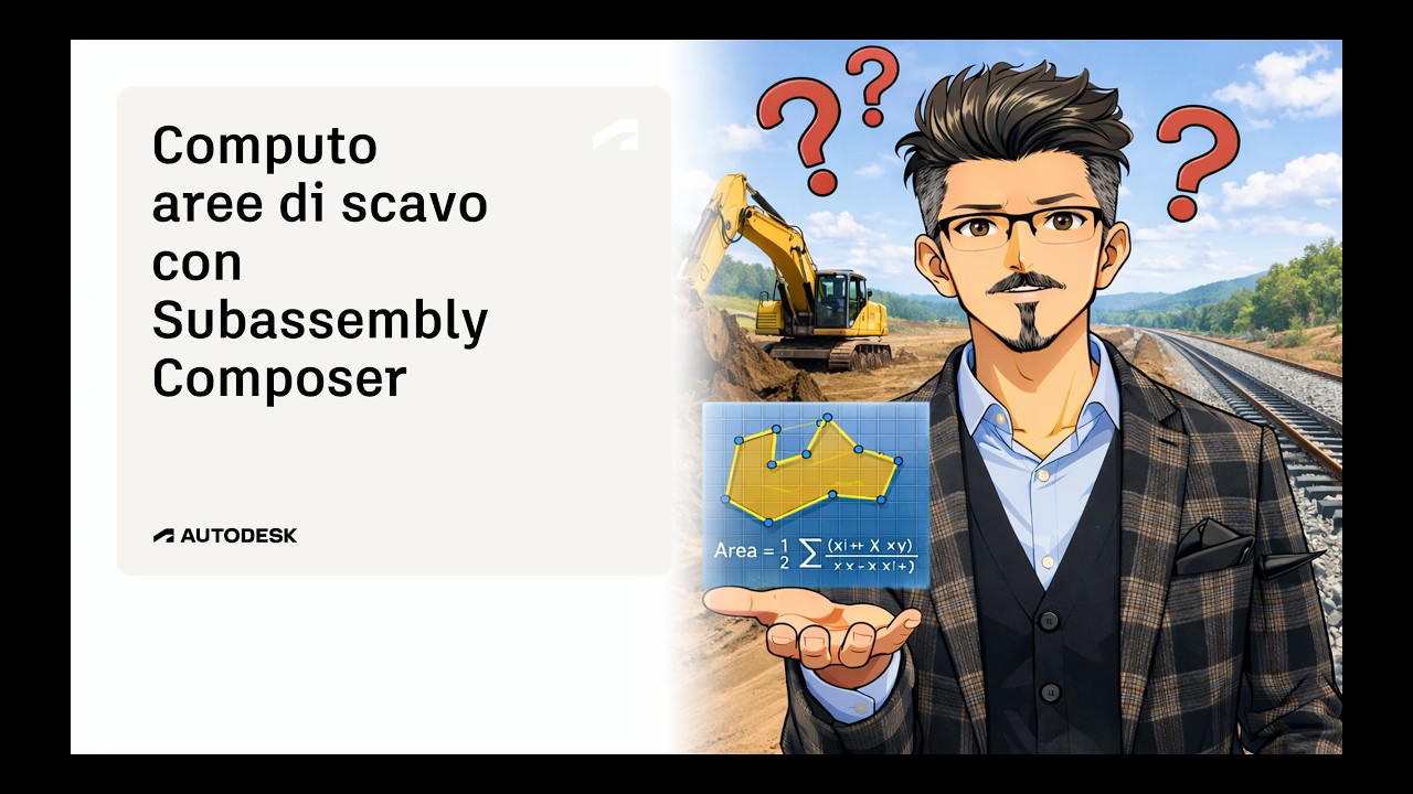 Definire l'area di Scavo in Subassembly Composer per Civil3D