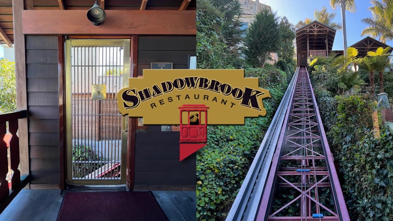AMAZING One-Of-A-Kind OTIS Traction Hillavator - The Shadowbrook Restaurant - Capitola, CA