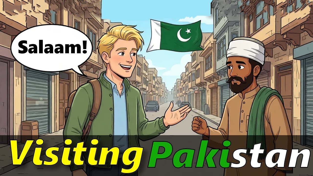 I Visited Pakistan For the First Time - Learning English with Leo & Mia || Simple English