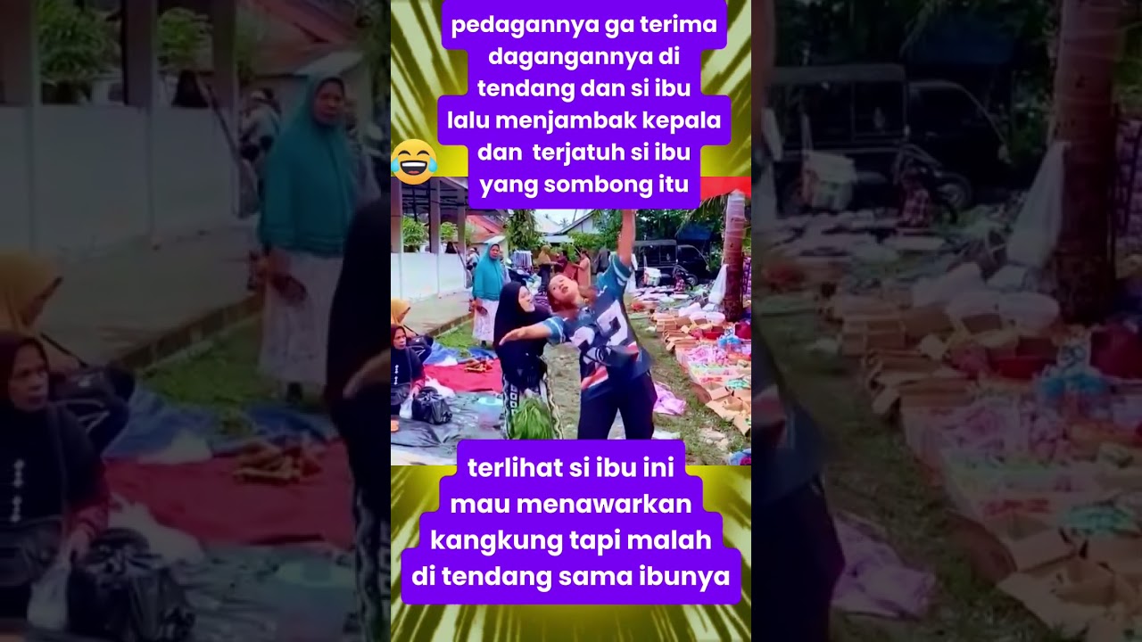 gaberadab#pasartradisional #vidioshort #reaction