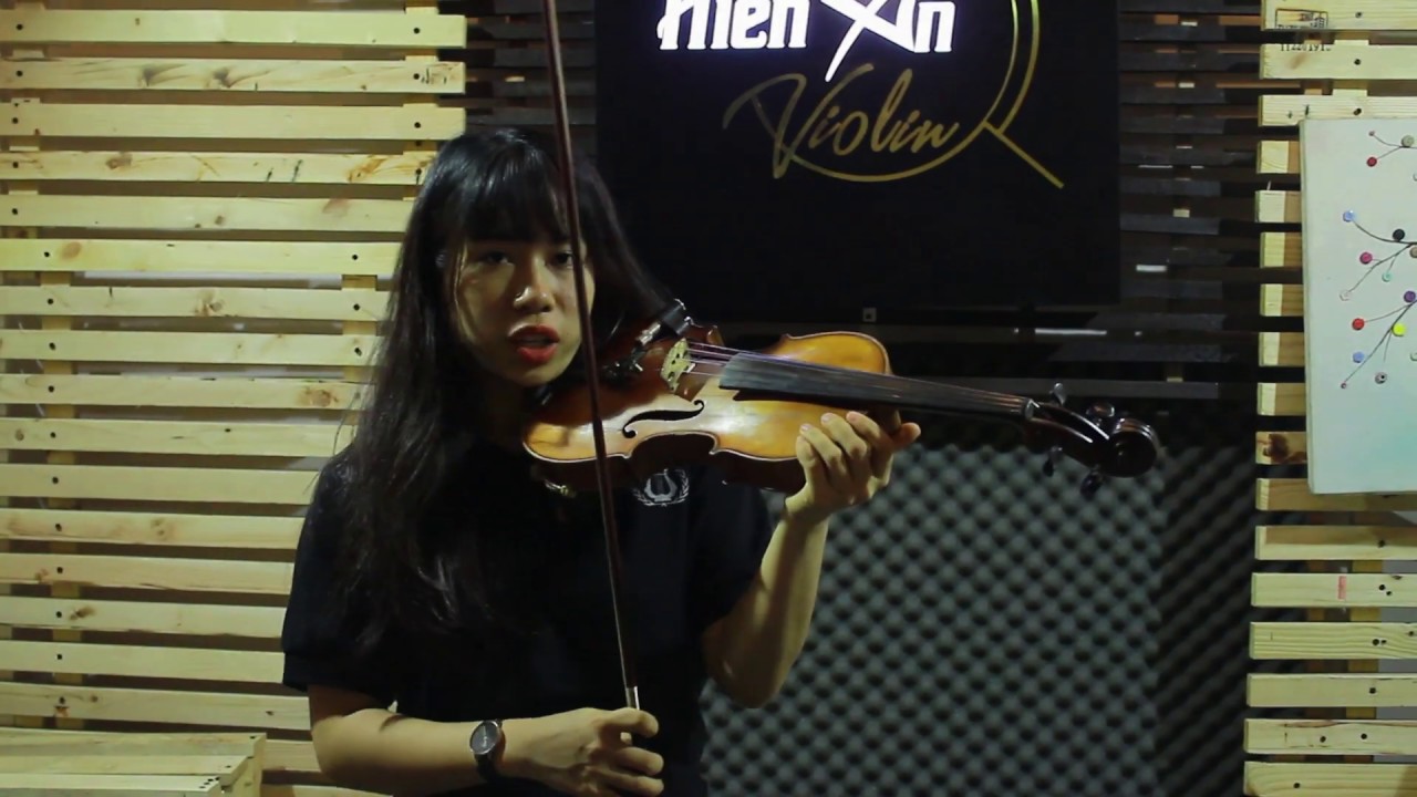 Học Đàn Violin  -  Bài 2 Hướng Dẫn(Tư thế đứng, Cách cầm đàn, Cách cầm arche,  Cách kéo dây buông)