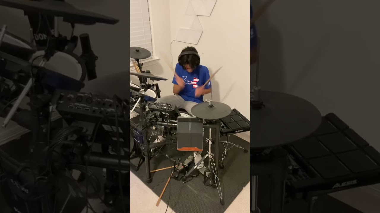 Pour some Sugar on Me - Def Leppard 🐆 #shorts #defleppard #poursomesugaronme #rock #drums