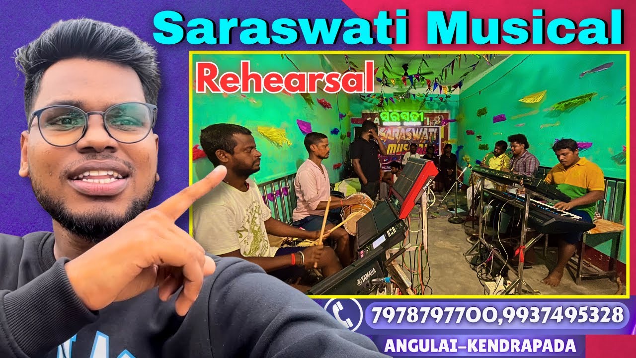 Saraswati Musical Rehearsal Angulai Kendrapada || Sapanara Soudagara | Mati mati | Remix Saxophone 🎷