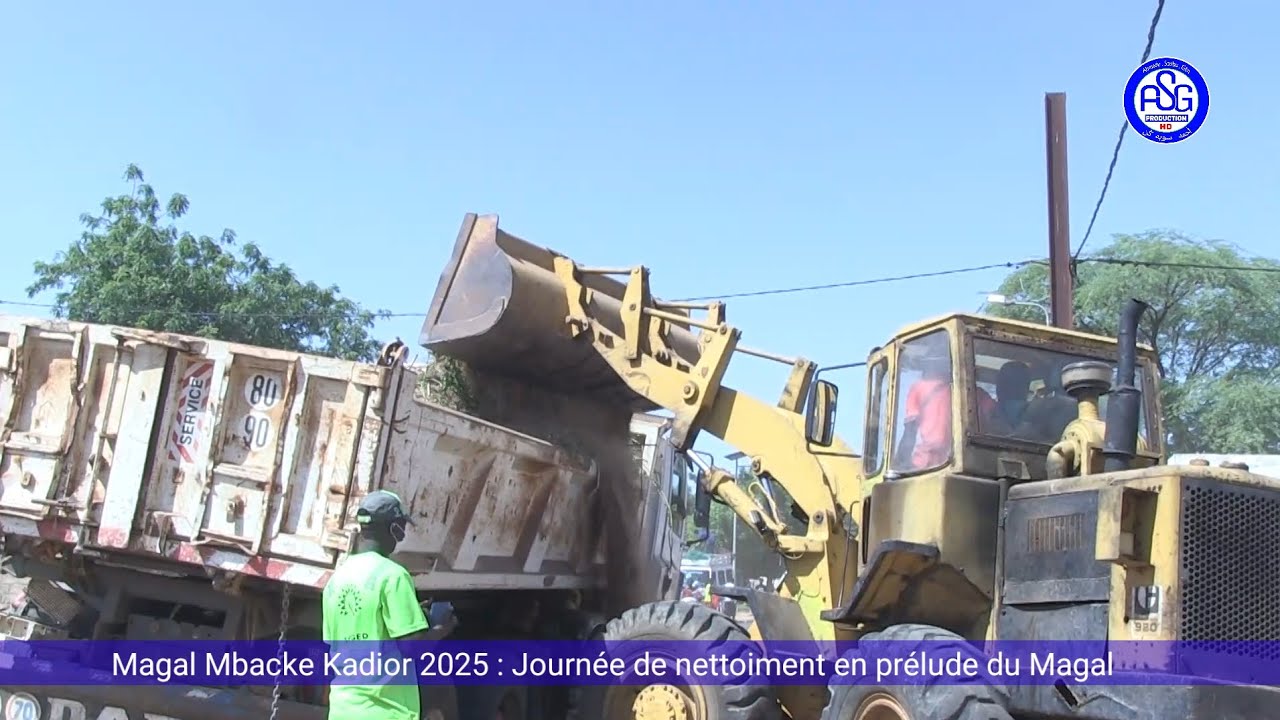 Magal Mbacké Kadior 2025 1447h : Opération de nettoyage en prélude du Magal