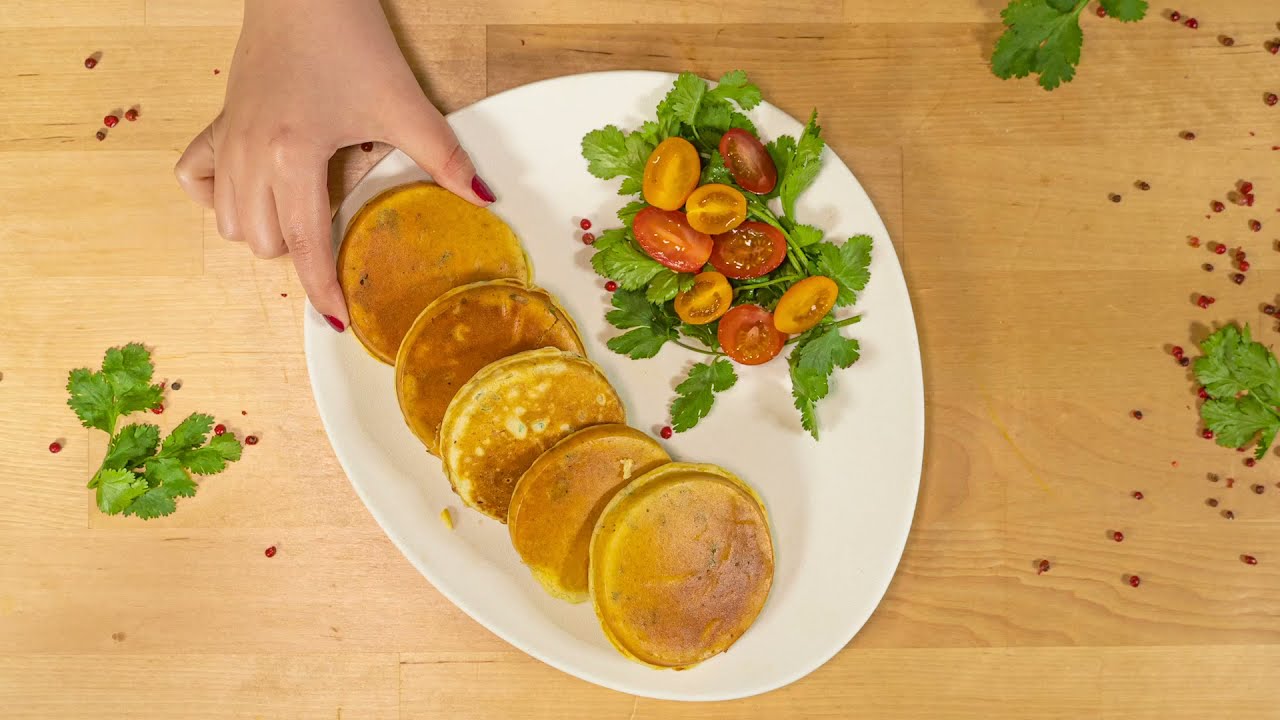 Pancakes salés - بان كيك مالح