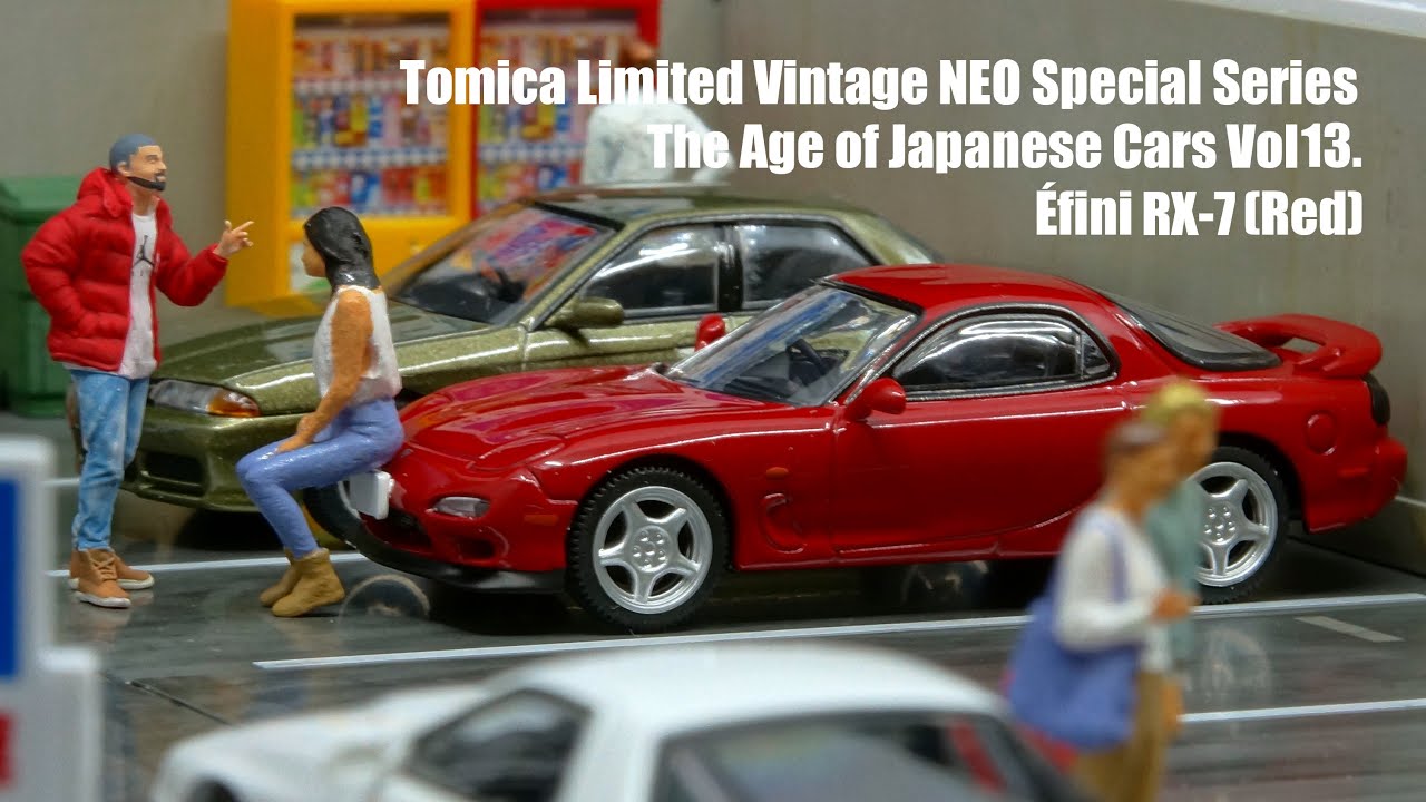Tomica Limited Vintage NEO Special Series The Age of Japanese Cars Vol.13 Éfini RX-7 (red)